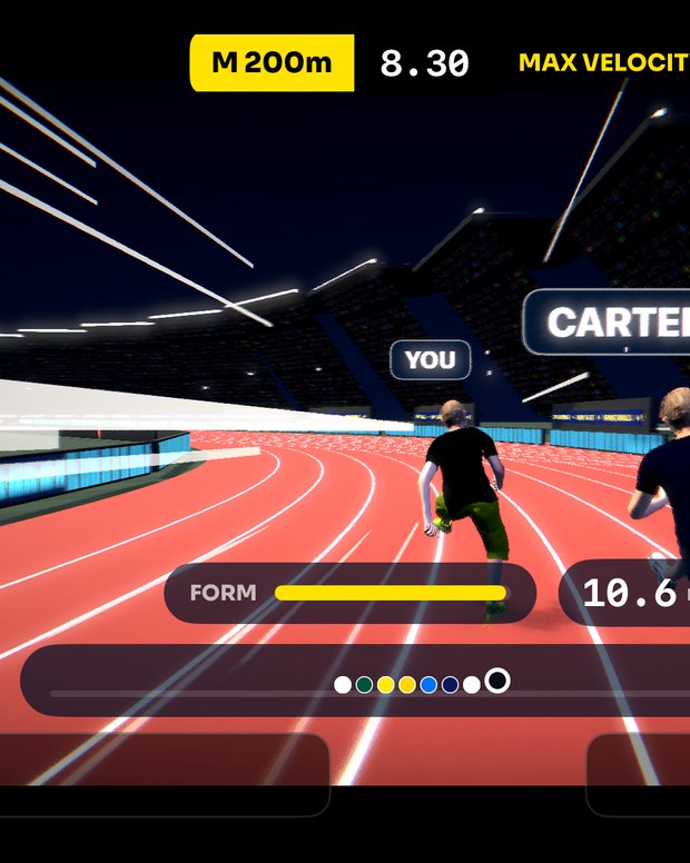 The 200m in Sprint Rivals.