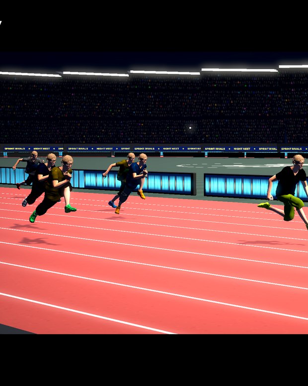 The 400m in Sprint Rivals.